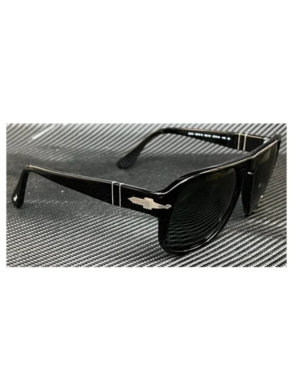New Persol Men Black Sunglasses 57-18-145